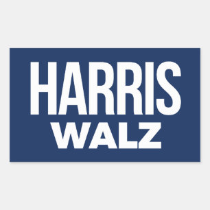 Harris Walz 2024 Rechteckiger Aufkleber