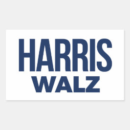 HARRIS WALZ 2024 RECHTECKIGER AUFKLEBER