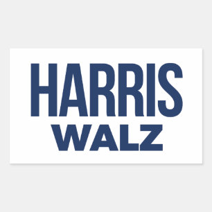 HARRIS WALZ 2024 RECHTECKIGER AUFKLEBER