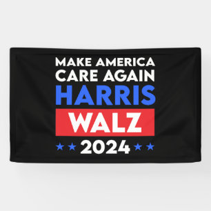 Harris Walz 2024 sorgt wieder für Amerika Banner