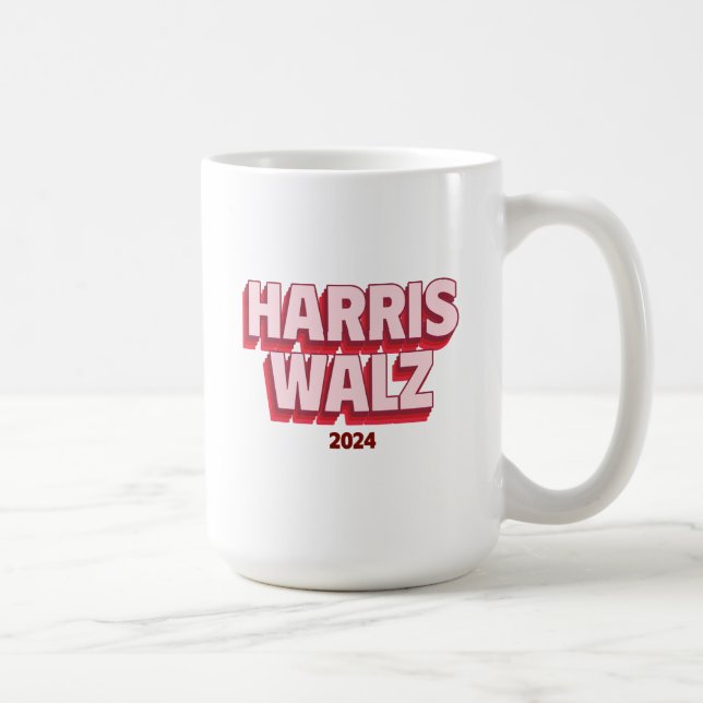Harris Walz 2024 Tasse (Rechts)