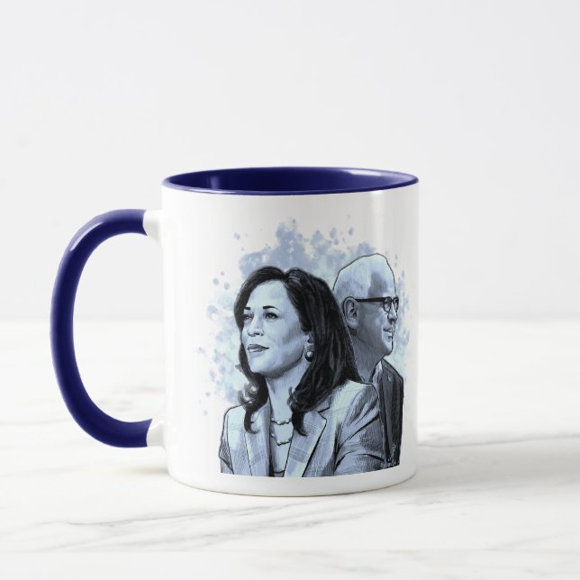 Harris Walz 2024 Tasse (Links)