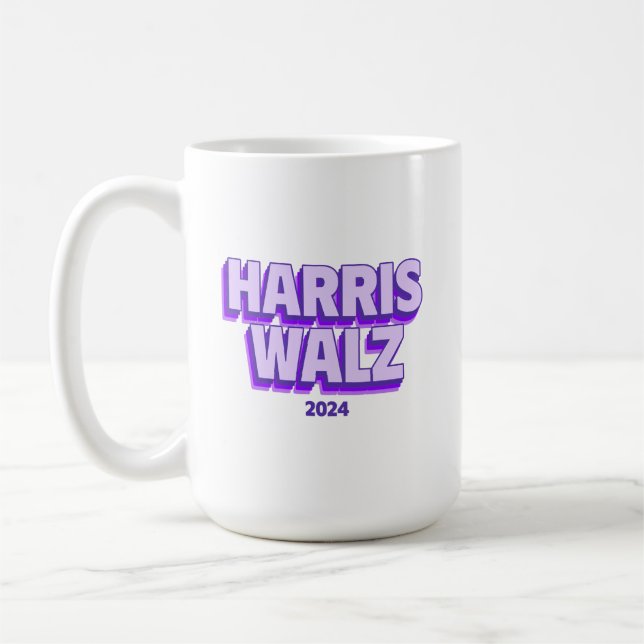 Harris Walz 2024 Tasse (Links)