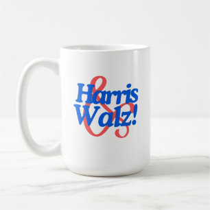 Harris Walz 2024 Ticket-Wahl Präsidentschaftswahl Kaffeetasse