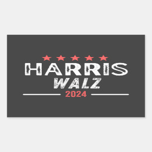 Harris Walz 2024, Tim Walz Vizepräsident Rechteckiger Aufkleber