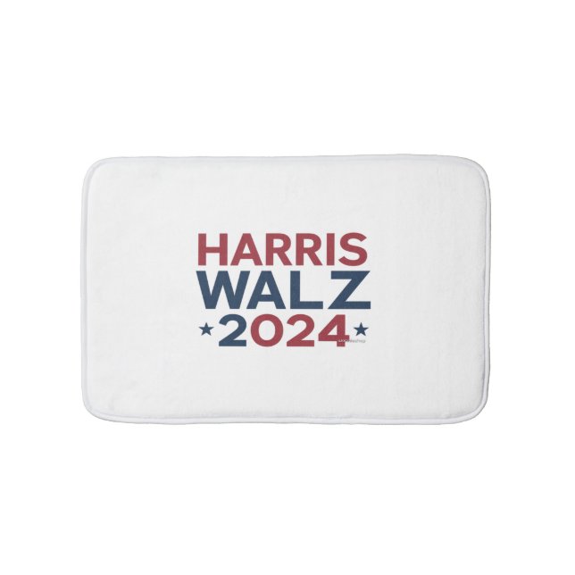 Harris walz 2024 Trenddesign Badematte (Vorderseite)