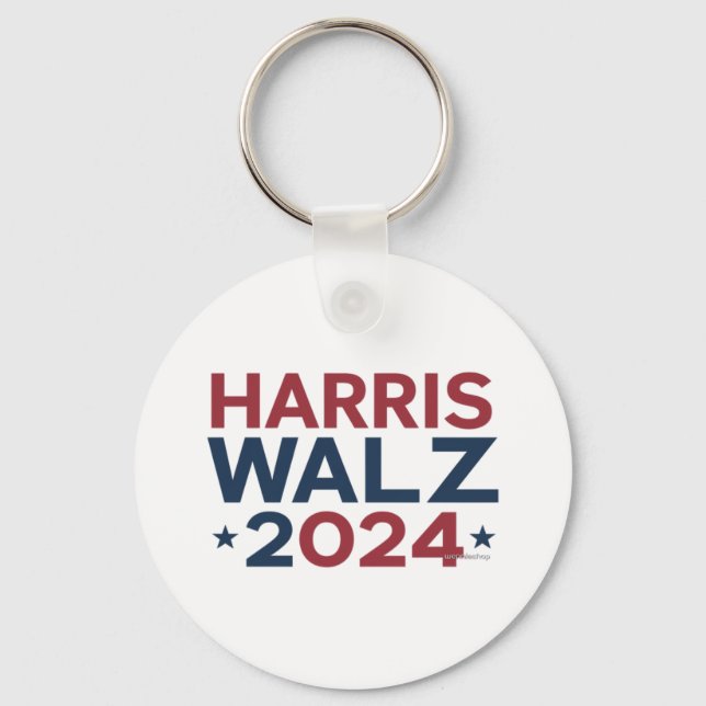 Harris walz 2024 Trenddesign Schlüsselanhänger (Vorderseite)