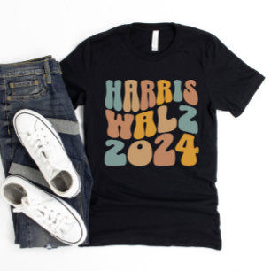 Harris Walz 2024 Trendige Wavy Boho Hoodie
