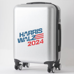 Harris Walz 2024 Vinyl-Aufkleber mit Sonderschnitt Aufkleber