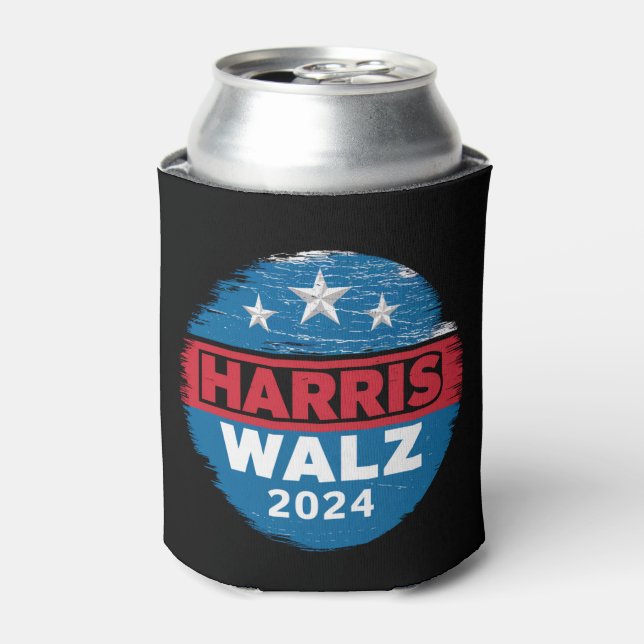 Harris Walz 2024 Wahl Kamala Harris Tim Waltz Dosenkühler (Kanne Vorderseite)