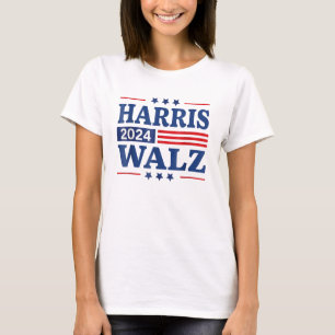 Harris Walz 2024 Wahl Kamala Harris Tim Waltz T-Shirt