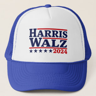 Harris Walz 2024 Wahl Kamala Harris Tim Waltz Truckerkappe