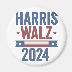 Harris Walz 2024 Wahl Kamala Tim Waltz Amerika Magnet
