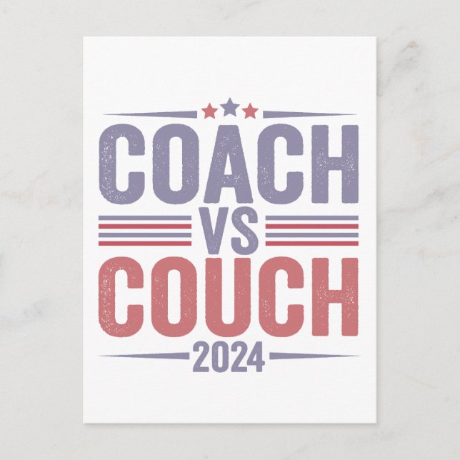 Harris Walz 2024 Wahl Kamala Tim Waltz Amerika Postkarte (Vorderseite)