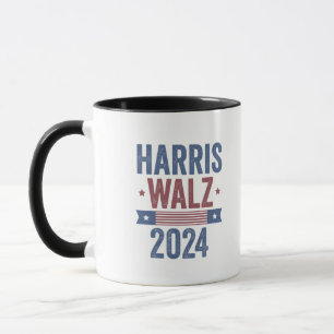 Harris Walz 2024 Wahl Kamala Tim Waltz Amerika Tasse