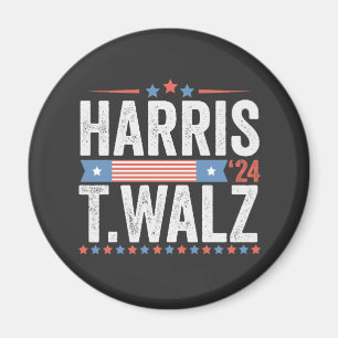 Harris Walz 2024 Wahl Kamala Tim Waltz Magnet