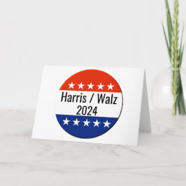 Harris Walz 2024 Wahl Karte