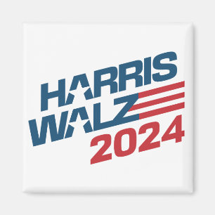 Harris Walz 2024 Wahl Magnet