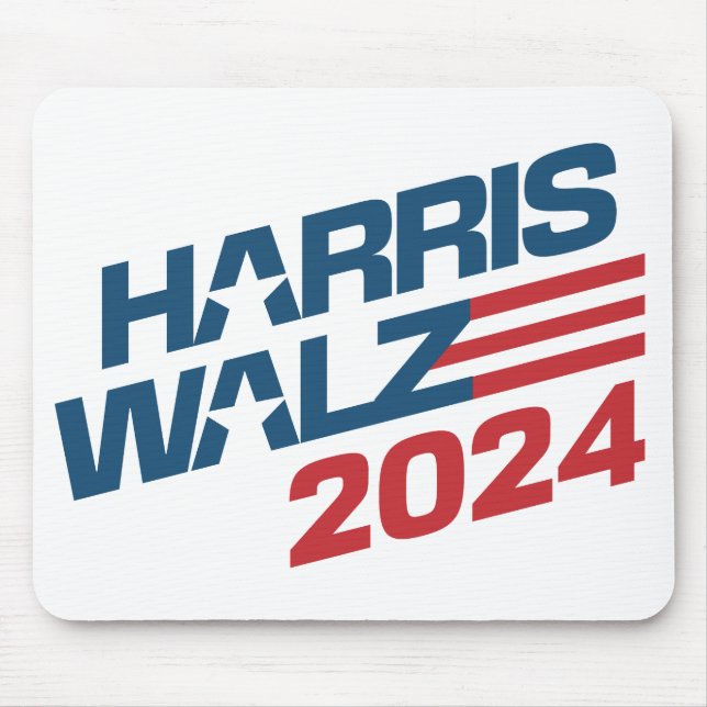 Harris Walz 2024 Wahl Mousepad (Vorne)