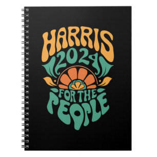 Harris Walz 2024 Wahl Präsidentin Kamala Harris  Notizblock