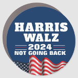 Harris Walz 2024 | Wahldemokratin Auto Magnet<br><div class="desc">Harris Walz</div>