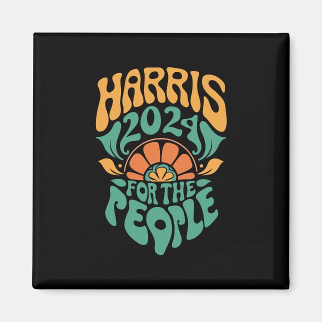 Harris Walz 2024 Wahlpräsident Kamala Harris Magnet (Vorne)