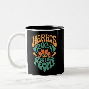 Harris Walz 2024 Wahlpräsident Kamala Harris Zweifarbige Tasse
