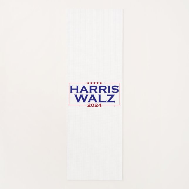 Harris Walz 2024 Yogamatte (Vorderseite)