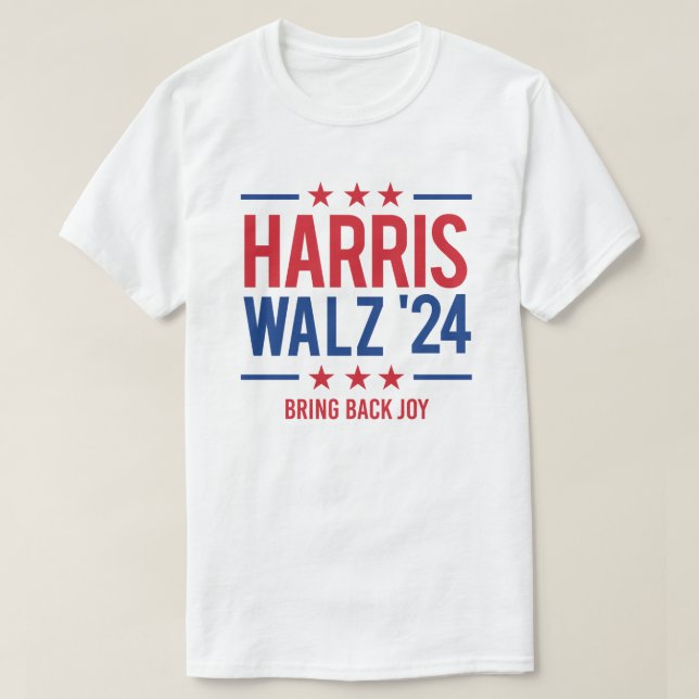 Harris Walz '24 - Bringen Sie die Freude zurück T-Shirt (Design vorne)