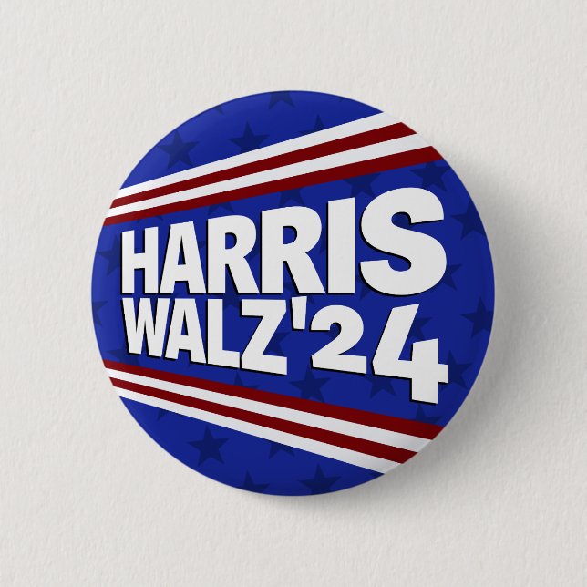 Harris Walz '24 Button (Vorderseite)