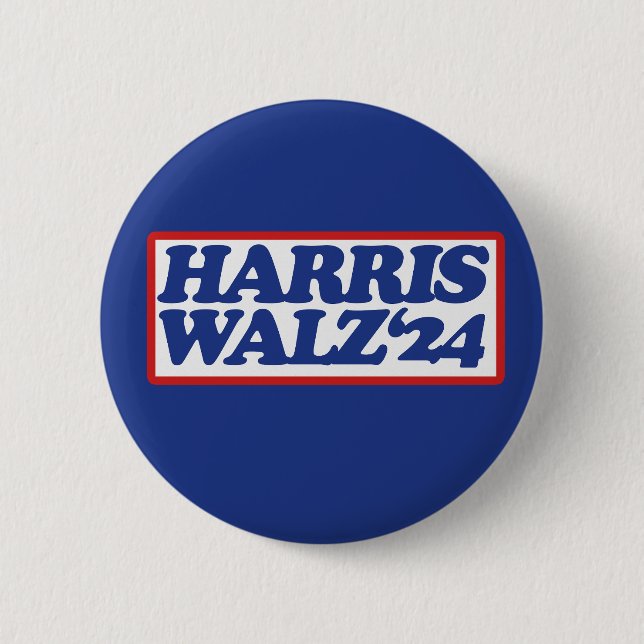 Harris Walz '24 Button (Vorderseite)