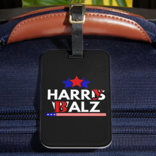 Harris Walz 24 Harry Balz 2024 Meme Demokraten Gepäckanhänger