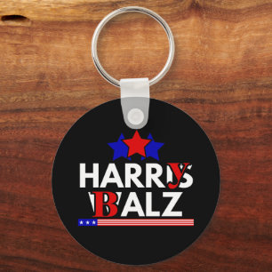 Harris Walz 24 Harry Balz 2024 Meme Demokraten Schlüsselanhänger