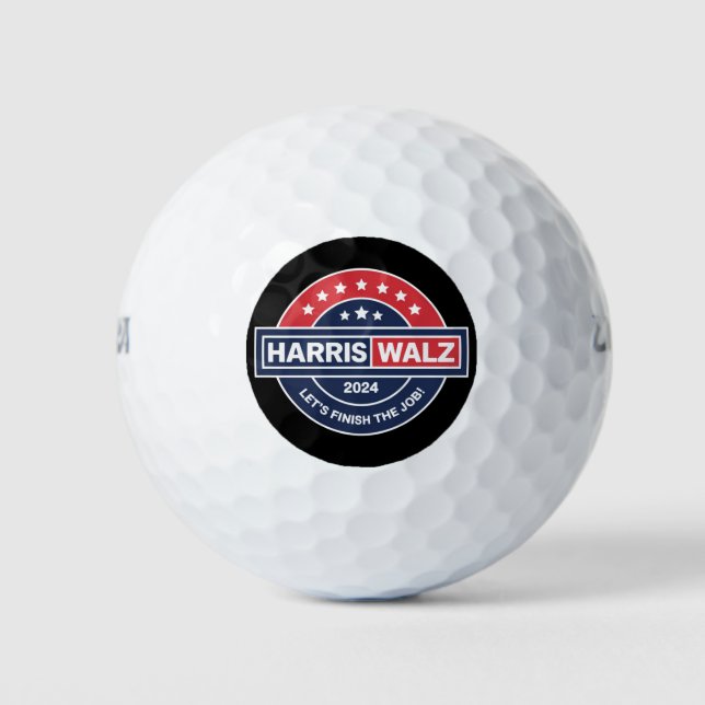 Harris Walz 24 Kamala Harris Frau Präsidentin 2024 Golfball (Vorderseite)