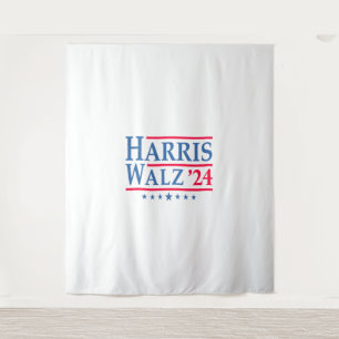 Harris Walz 24 Wandteppich