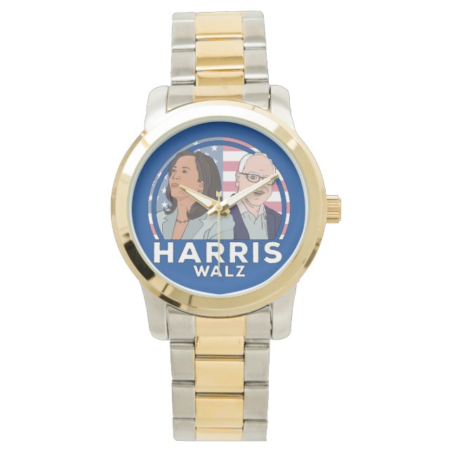 Harris Walz Armbanduhr (Vorderseite)