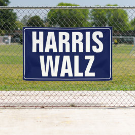 Harris-Walz Banner