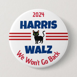 Harris Walz Campaign Button