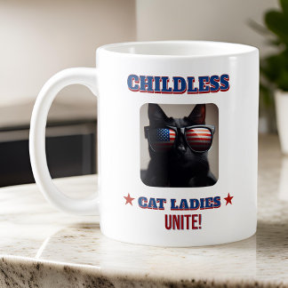 Harris Walz Cat Foto Childless Cat Ladys Unite Kaffeetasse