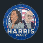 Harris Walz Dartscheibe<br><div class="desc">Wahlen sind wichtig für die Ausübung der Demokratie. Wenn Sie für Kamala Harris und Tim Walz stimmen,  ist das ein tolles Produkt.</div>