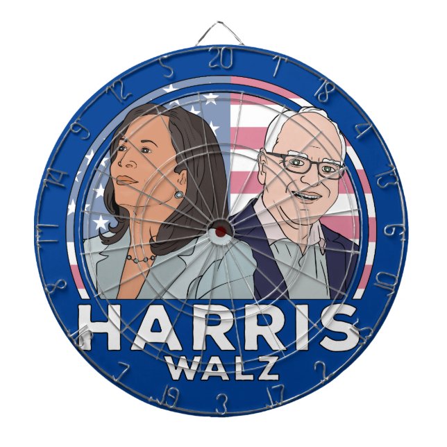 Harris Walz Dartscheibe (vorne)
