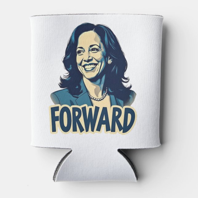 Harris Walz Election 2024 Forward Gift Dosenkühler (Vorderseite)