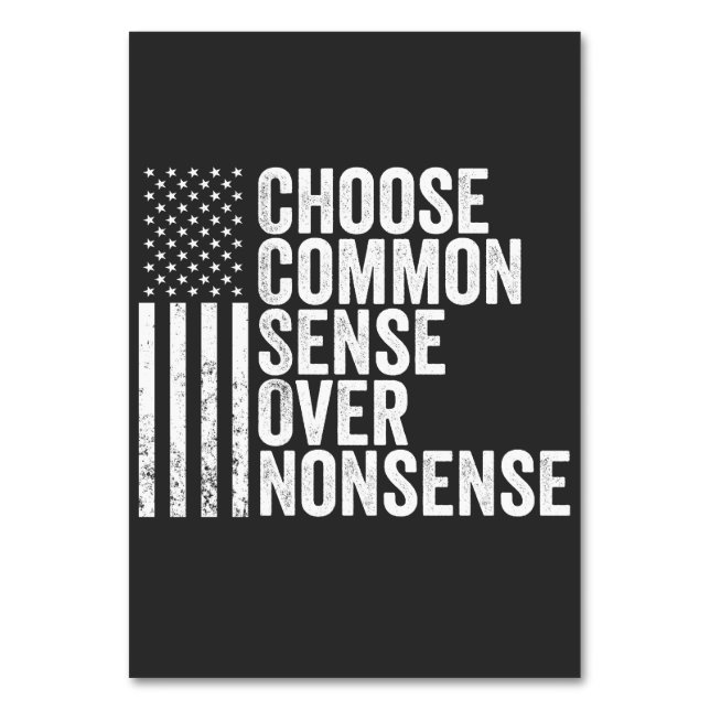 Harris Walz entscheidet sich für gesunden Menschen Tischnummer (Vorderseite)