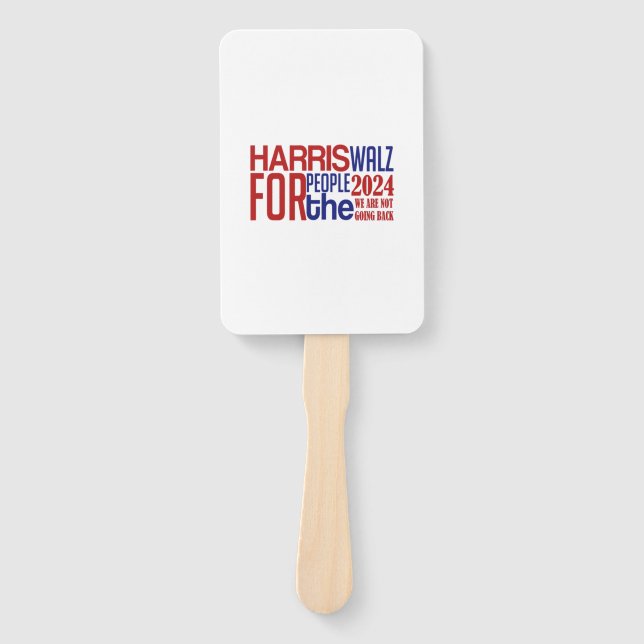 Harris Walz Fächer (Vorderseite)