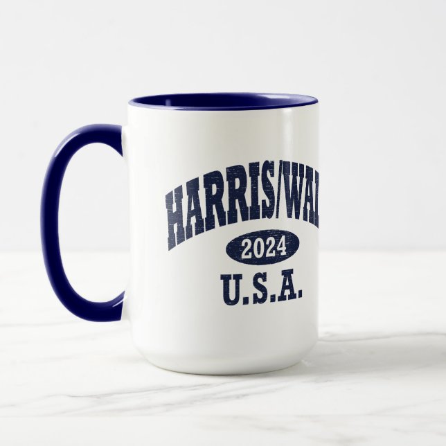 Harris Walz Football Tasse (Links)