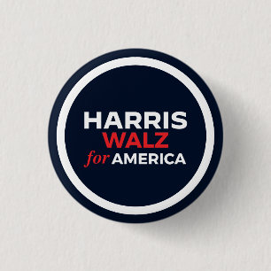 Harris Walz für Amerika 2024 Button