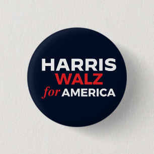 Harris Walz für Amerika Button