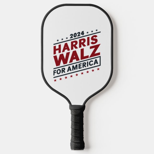 Harris walz für Amerika Pickleball Schläger (Vorderseite)