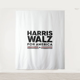 Harris walz für Amerika Wandteppich