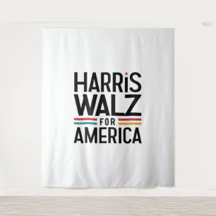 Harris walz für Amerika Wandteppich